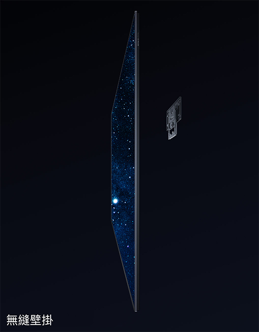 TCL C6K with seamless wall mounting