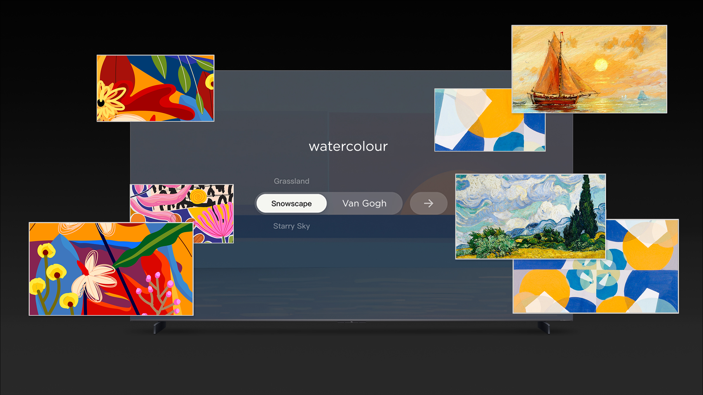 more than 100,000 pre-generated AI artworks