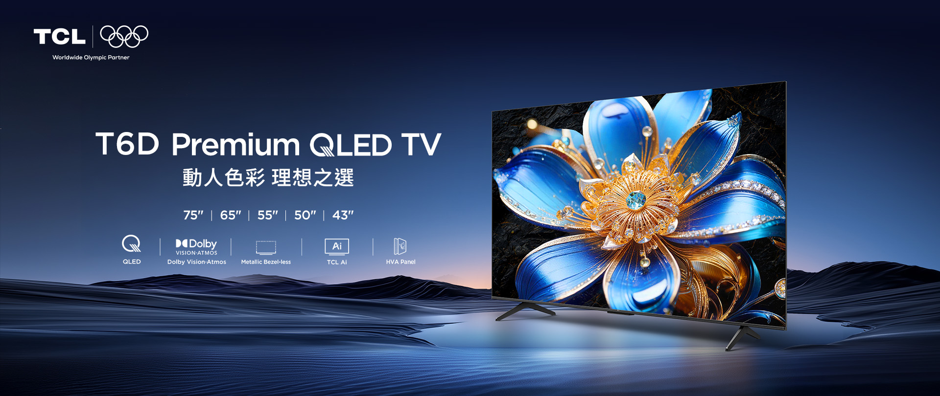 TCL T6D Premium QLED TV